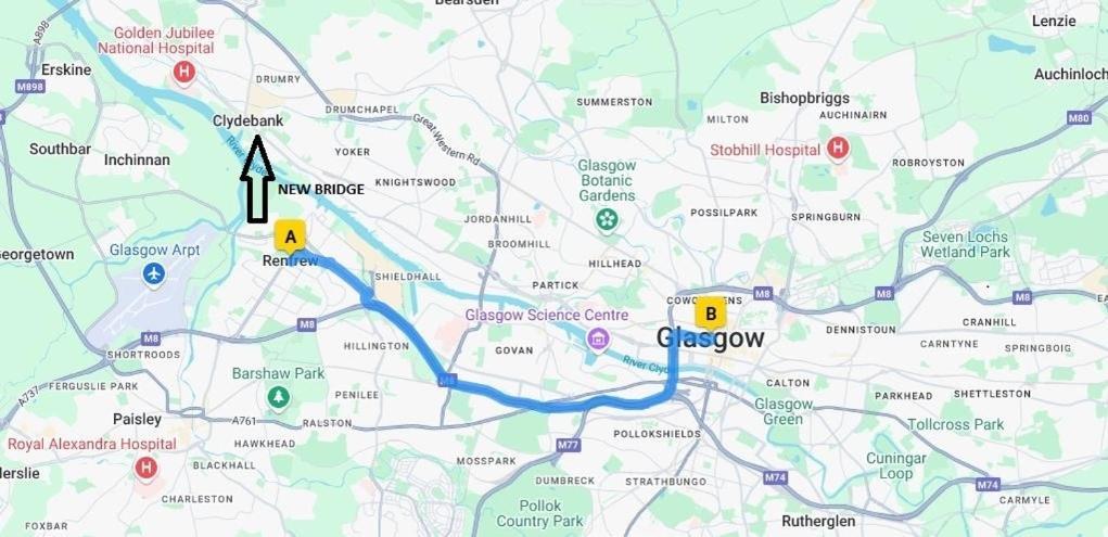 Glasgow Apartment Close To The Airport Renfrew Eksteriør bilde